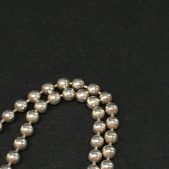 Authentic GUCCI Interlocking G Heart Silver 925 Pendant Necklace 16" - Picture 6 of 11